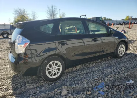 2012 Toyota Prius V z USA, uszkodzony, nr VIN JTDZN3EU4C3074238